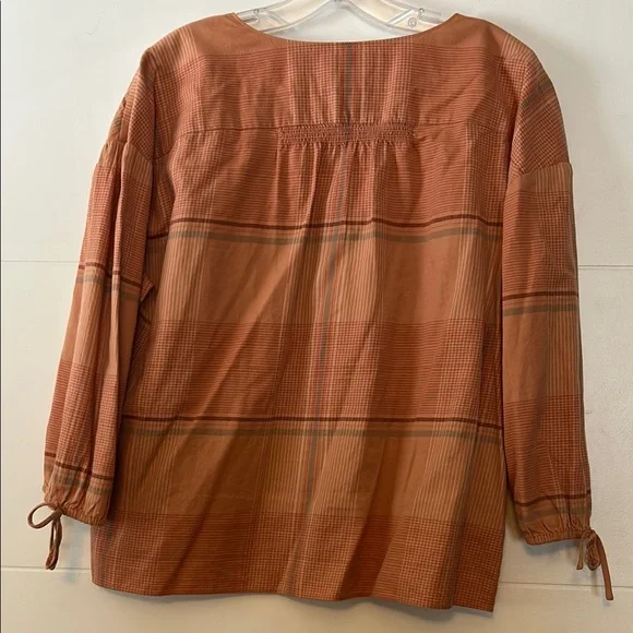 Madewell Women's Plaid Top - Picture 4 of 5